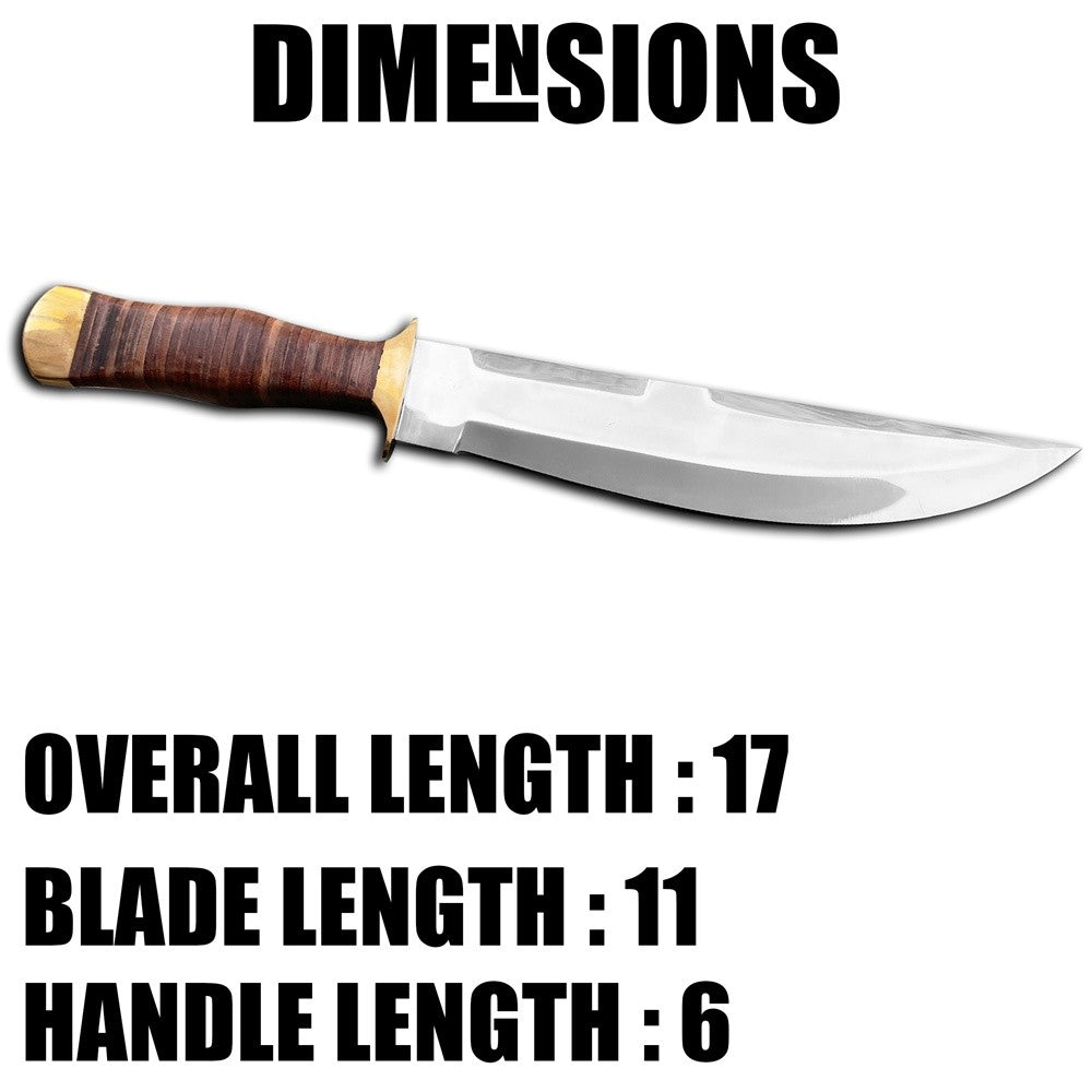 Stainless steel hunter knife