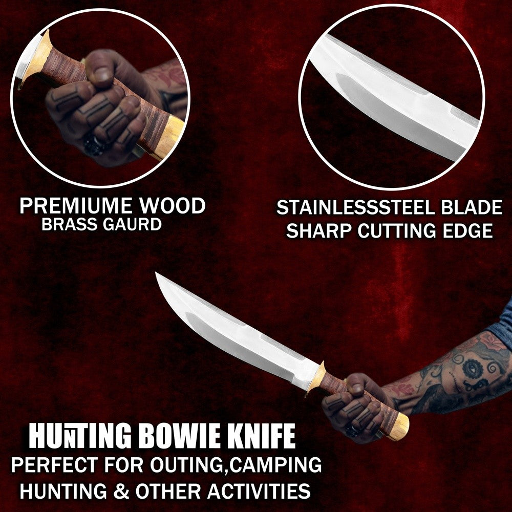 Stainless steel hunter knife