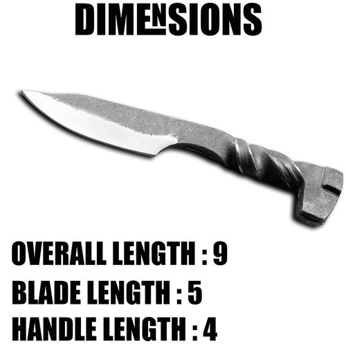 Railroad spike knife