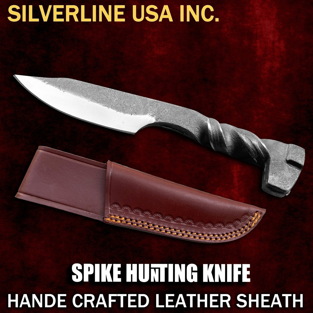 Railroad spike knife
